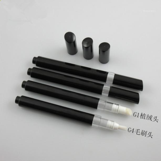 

2.5ML Black Plastic Pen, Portable Cosmetic Pen With Multiple Brush Head Used, Lip Gloss Tube,Dial Up Pen1