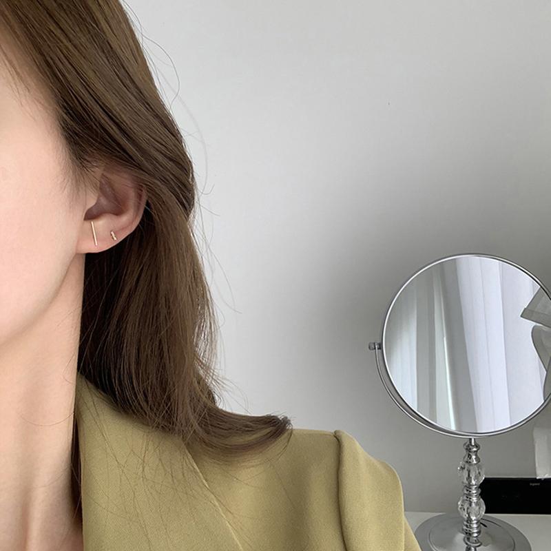 

Stud 5pcs/set Gold Silver Color Crystal Earring Set For Women Simple Cute Small Earrings 2021 Fashion Koeran Brincos Jewelry