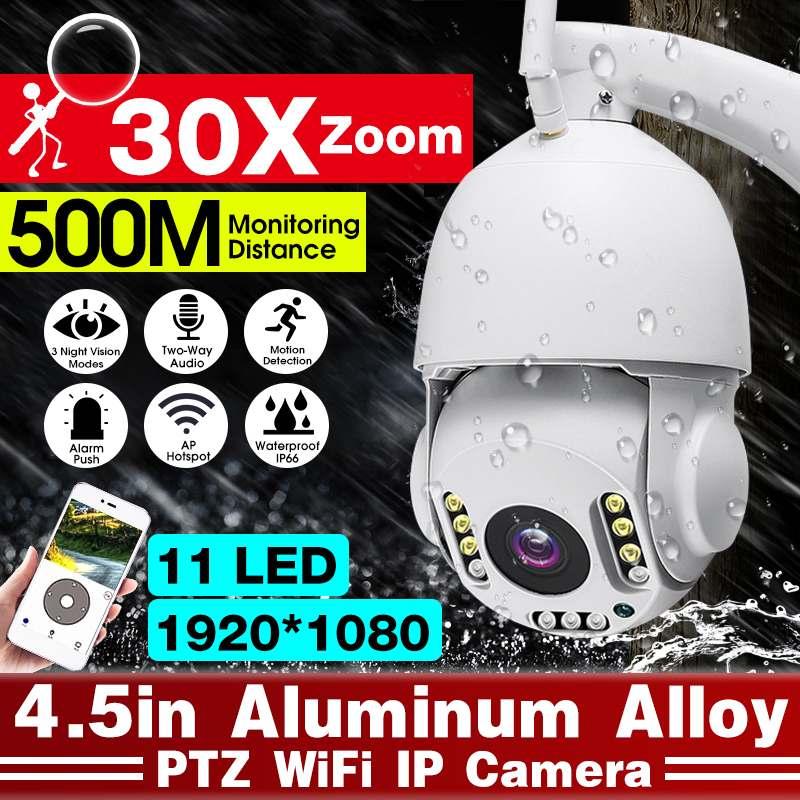 

30X IP Digital Camera 1080P 3 Night Vision Outdoor Speed Dome Waterproof Wifi Security Camera Pan Tilt Network Surveillance