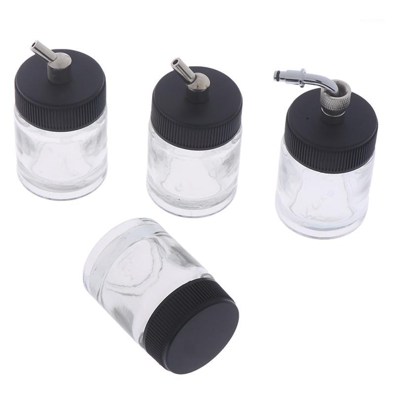

1 Pcs 22CC Airbrush Paint Glass Tattoo Bottle Jar Suction Lid Spray Pot Drawing Nail Art Tool 4 Styles1