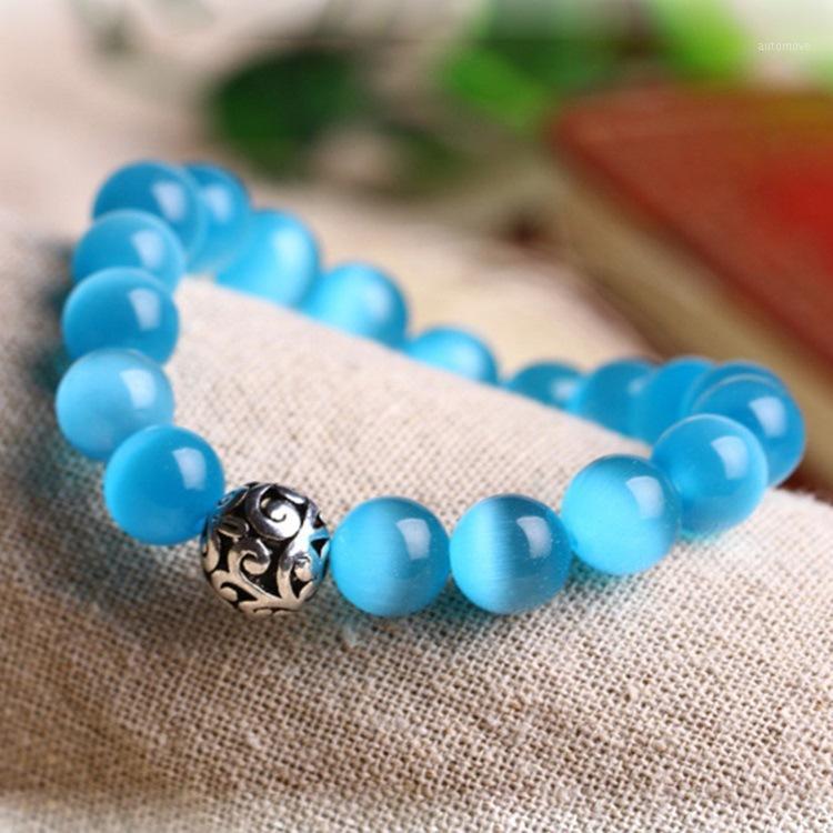

Nature Stone Opal Rope Handmade Lucky Beads Bracelets Mens Beaded Bracelets Jewelry1