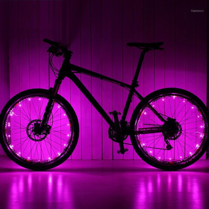 

Safety Warning Light Cycling Bike Strip Reflective Reflector Bicycle Accessories 20 LED High Brightness Bike Bicycle Wheel Tire1
