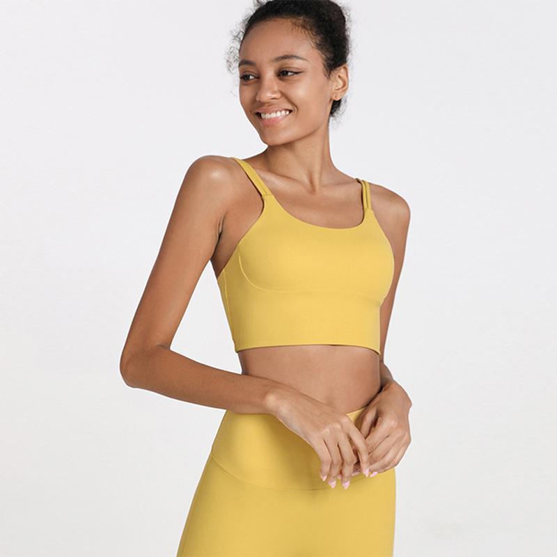 

Peachmiss New Running Quick-drying Sports Bra Tops Women Sling Yoga Vest Fitness Clothes Sports Bras1, Black