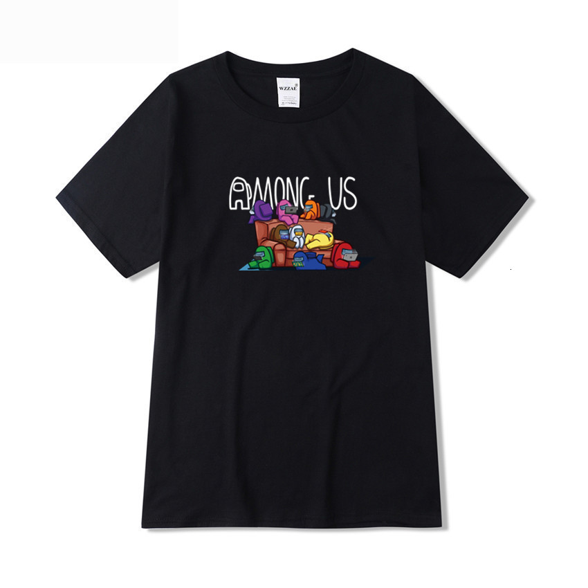 

2021 New Funny Cartoon t Shirt Women Us Graphic T-shirt Video Game Anime Tshirt Hip Top Tees Male Streetwear UAEW, Blue 2