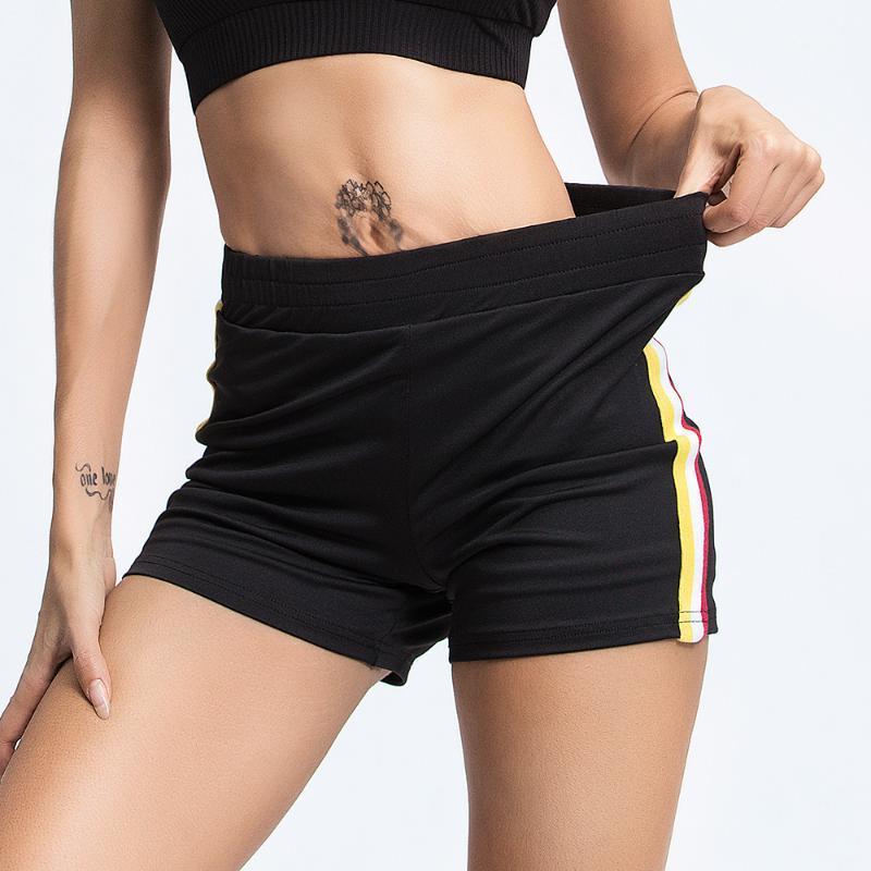 

Spring Summer Yoga Clothes Women' Quick-Drying Sweat-Absorbent Sports Shorts Double-Layer Running FitnessGym Workout Clothes1, Black
