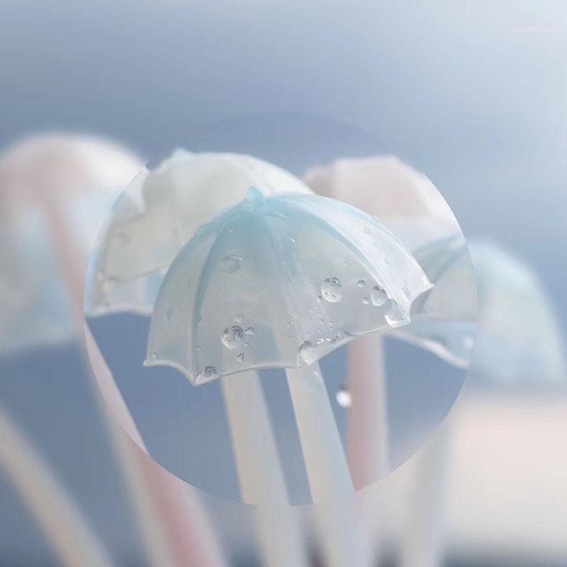 

Creative Luminous Umbrella Pen Soft Silicone Umbrella Gel Pen as School Stationery Gift1
