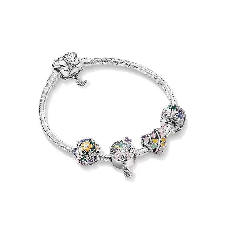 

BBee Pendant Link for Bracelet for Women Gift Accessories Jewelry Party Flower Fashion Bracelets Women