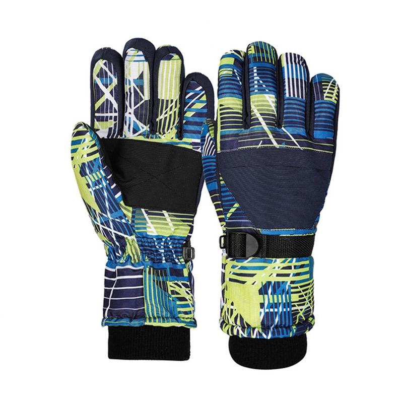 

Kids Child Winter Warm Mountain Snowboard Ski Gloves Sports Full Finger Mittens U7EF, Red