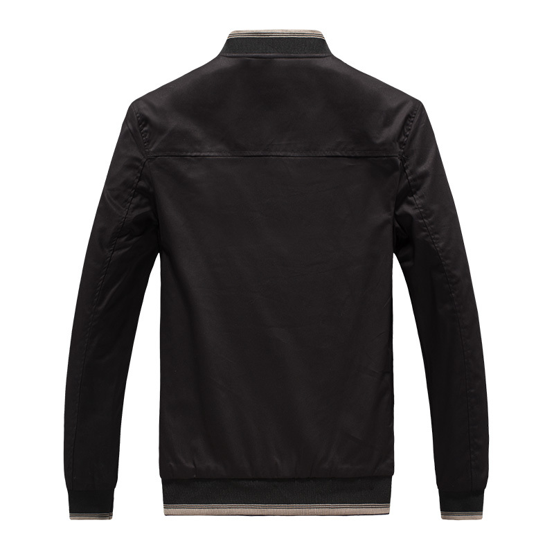 

2021 New Spring Autumn Jackets Solid Mode Skin Men Bomber Outerwear Men's Top Hot Jacket K116 7V9R, Black