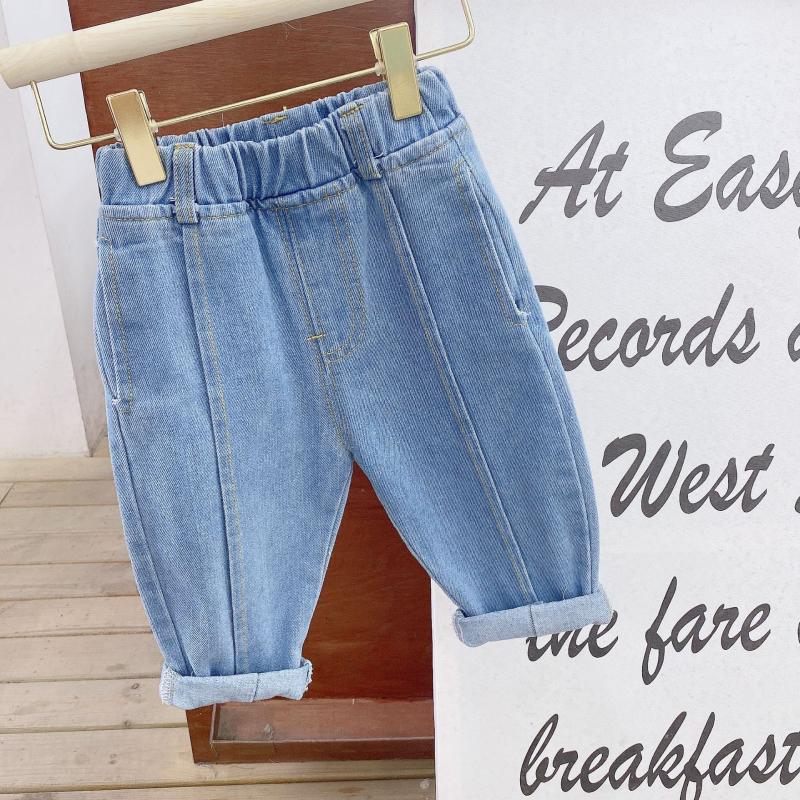 

Casual Trousers Girls Jeans for Kids spring autumn Trousers Children Jeans Kids Fashion Denim Pants Baby Boys Jean, Blue