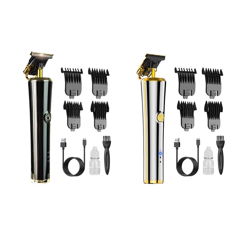 

SANQ Men's Electric Hair Clipper Professional Trimmer Rechargeable Hair Clipper T Blade Electric Trimmer