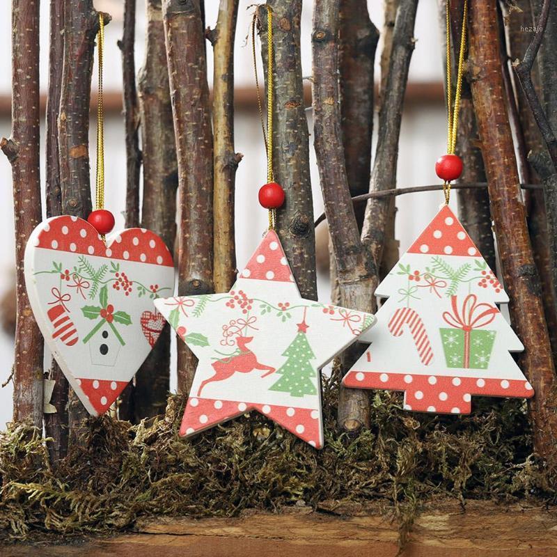 

Merry Christmas Nonwovens Tree Shape DIY Pendant Creative Festival Window Decor Used for Christmas Tree Office Decoration1