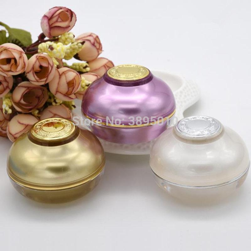 

Acrylic Cream Jar 5G 10G Cosmetic Make Up Face Snail Cream Eyes Serum Mask Nail Polish Containers F976