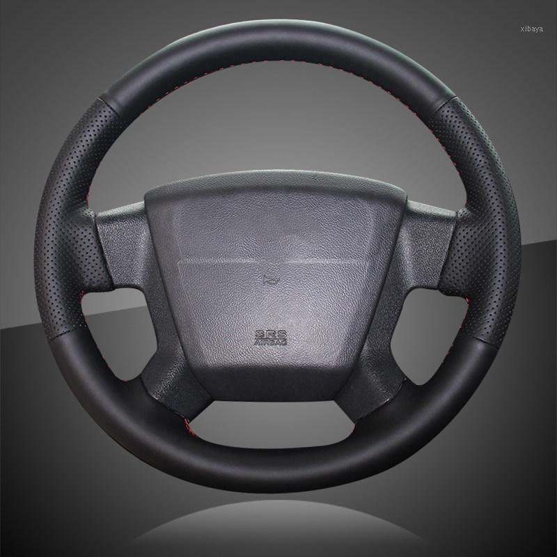 

Auto Braid On The Steering Wheel Cover for 2006-2010 Old 2007-2010 Hand Stitched Car Steering Wheel Cover1