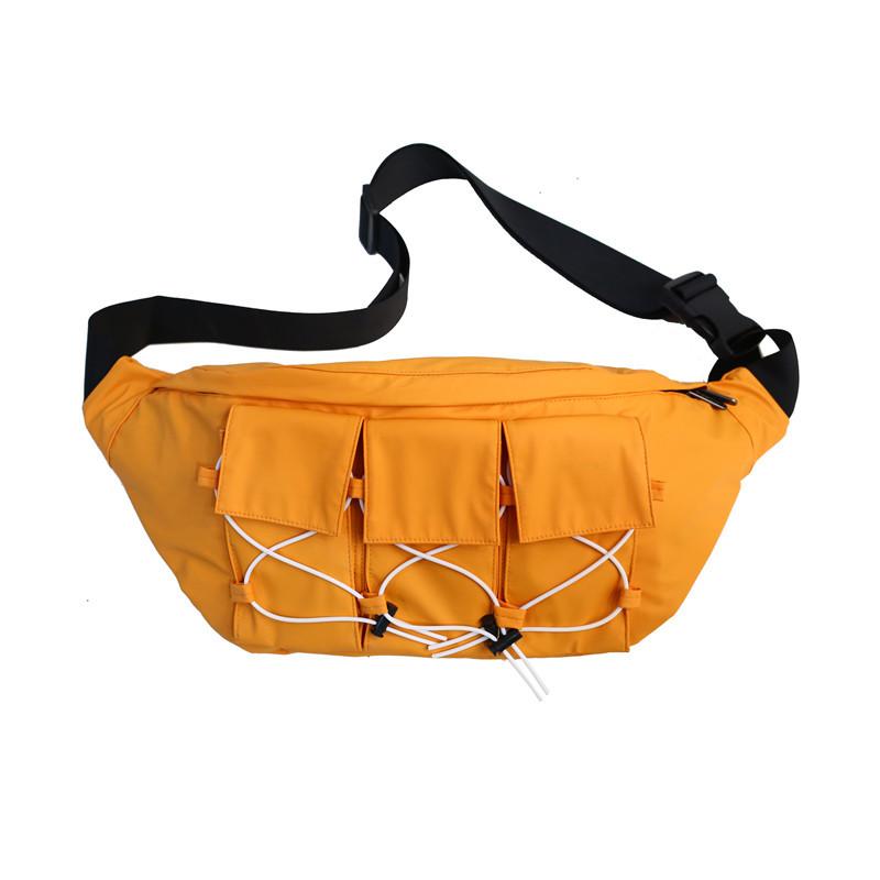 

Chest Pack unisex crossbody bag Popular Brand Large-Volume Workwear Men's Shoulder Bag Casual Student Shoulder pack, Black