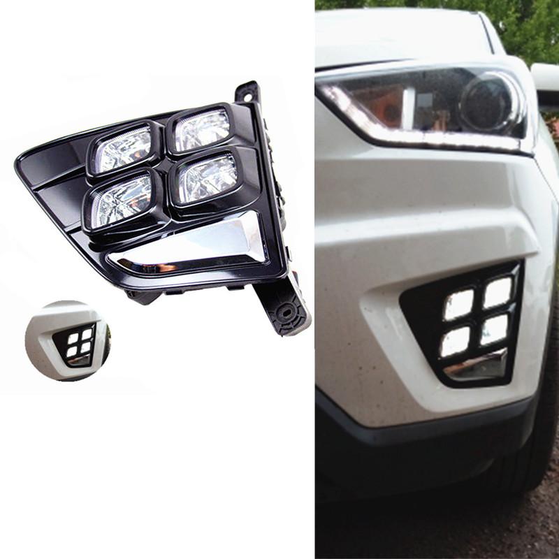 

LED DRL for IX25 Creta 2020 2020 2PCS Headlight Daytime Running Light Fog Lights Fog Light Headlights Day