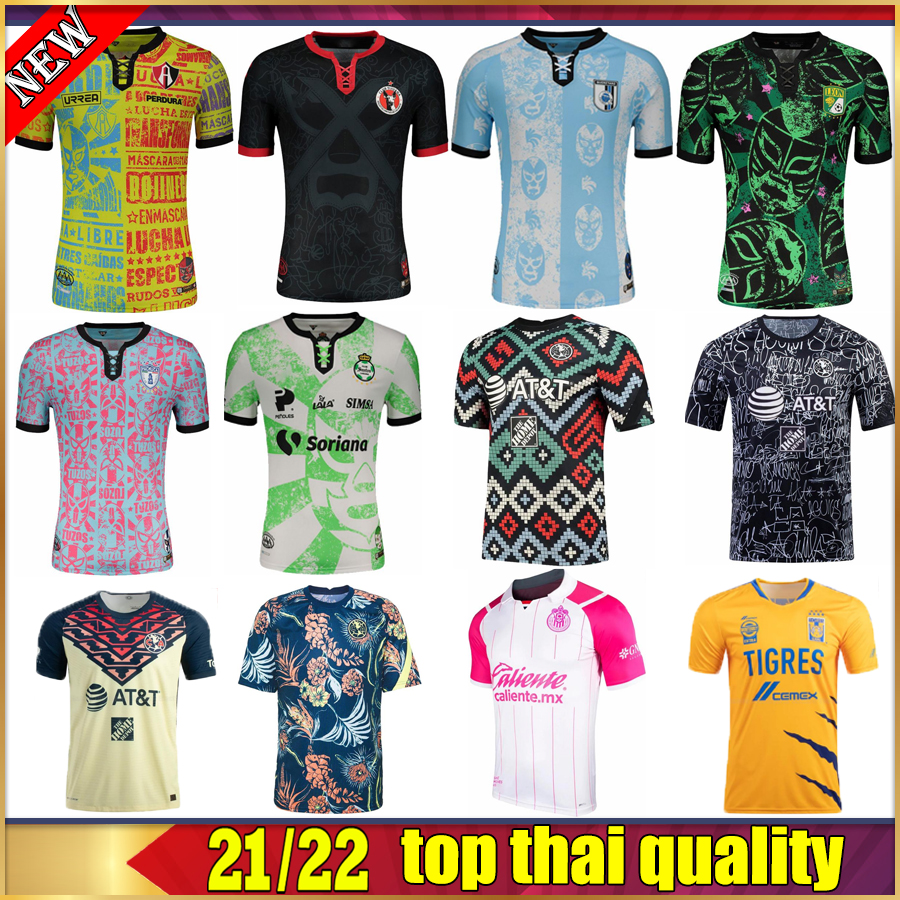 

21 22 23 Club América Pre Match Soccer Jerseys 2021 2122 UNAM LEON NAUL Tigres Chivas Guadalajara Xolos Tijuana Cruz Azul Special Camisas de Futebol top thai quality, 03