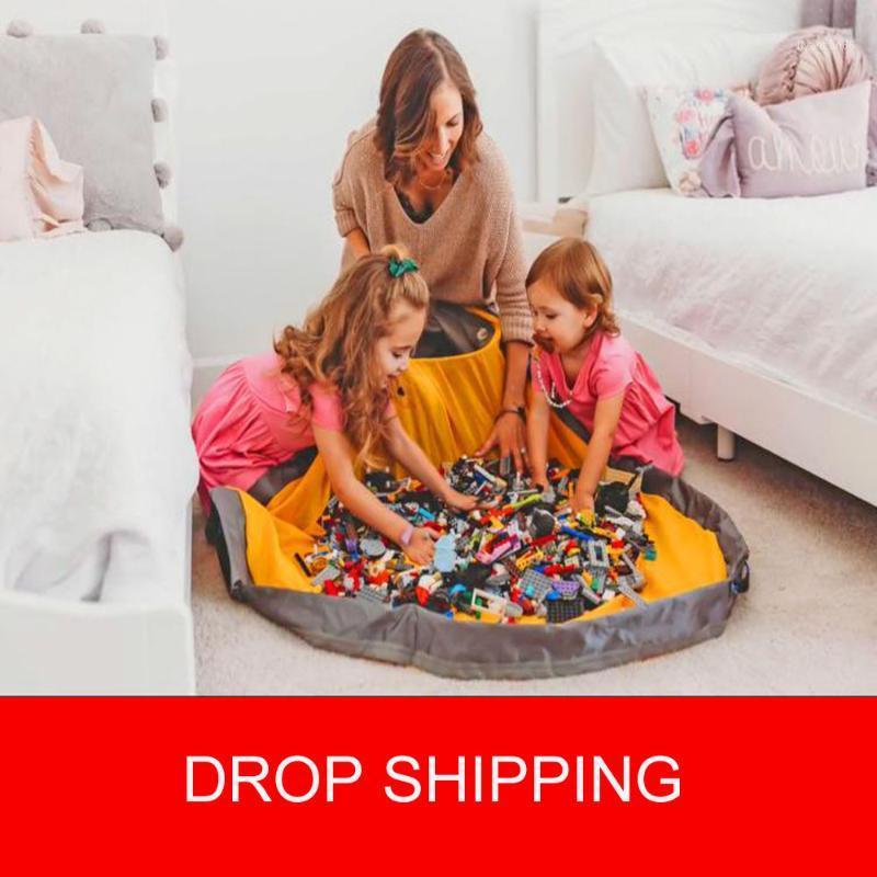 

Toy Clean-up and Storage Container Multifunctional Portable Toys Storage Bean Bag Waterproof Organizer Bucket Pouch1