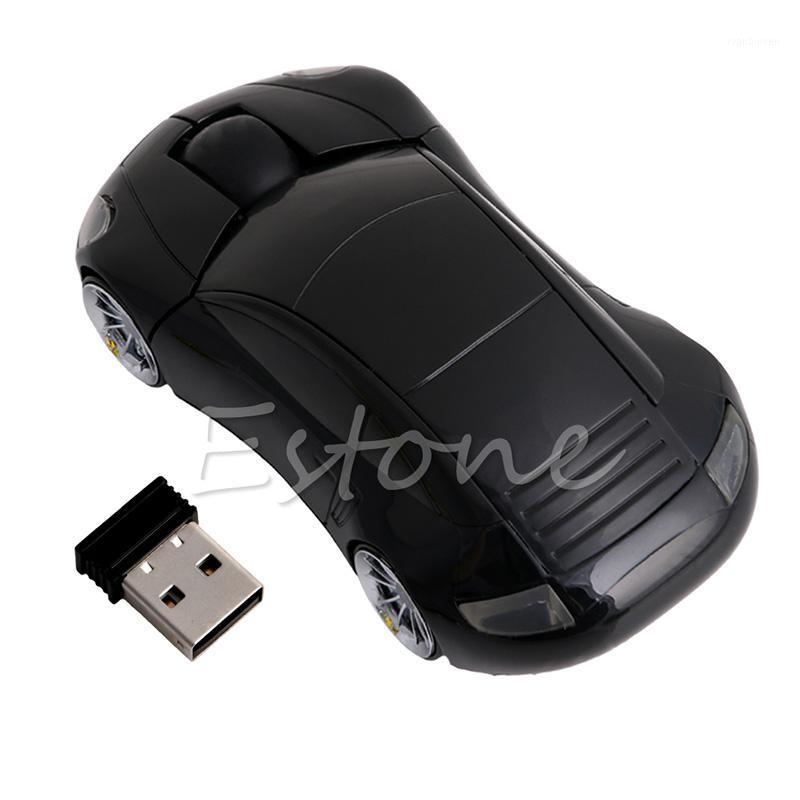 

2.4G 1600DPI Mouse USB Receiver Wireless LED Light Car Shape Optical Mice1