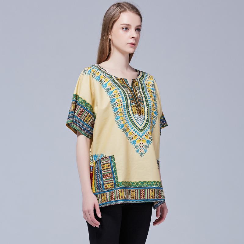 

New  Unisex African Traditional Printed Cotton Soft Textured Dashiki 2020