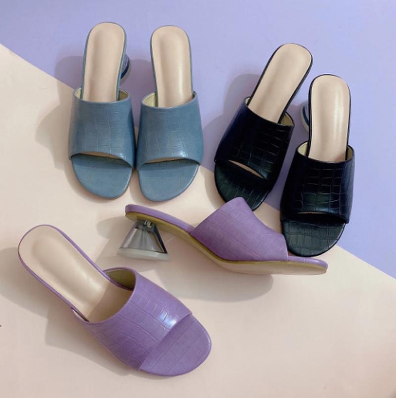 

women summer beach sandals fashion shoes woman sexy low heel slippers slides plus size sandalias mujer sapato feminino D2457, Black
