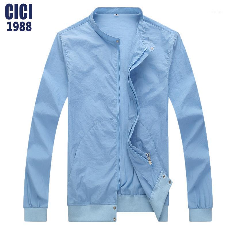 

2016 summer men's casual jacket thin youth fashion Slim solid color sunscreen and comfortable jackets men's jackets 351, Gray