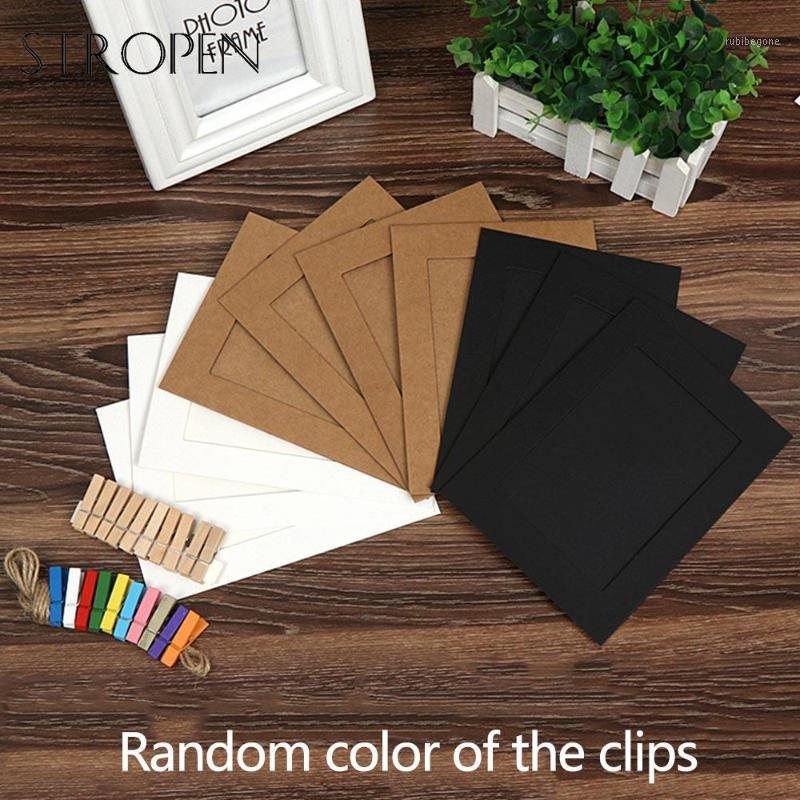 

10pcs 5/6 inch Photo Frame Online Home Decor Art Wooden Wedding Mini Pictures Frames Vintage DIY Family Frame Home Decor1