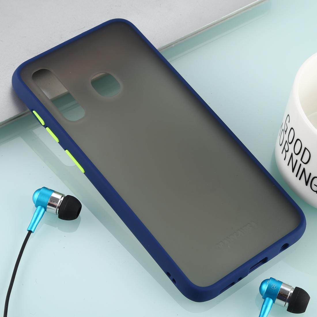

For Galaxy A50 Skin Hand Feeling Series Anti-fall Frosted PC TPU Case