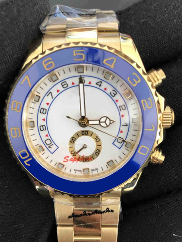 

watch Designer watches Yacht MAster Movement watches stainless steel watchband, white bottom, stainless steel dial 6 colors, Slivery;brown