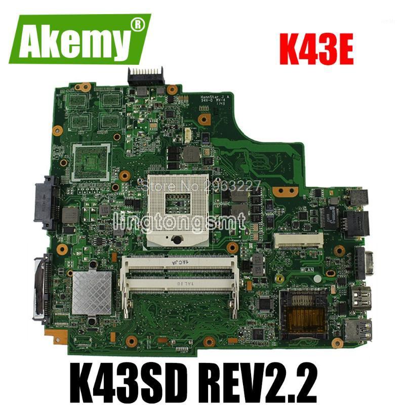 

K43E Motherboard REV2.2 For Asus A43E P43E K43E K43SD K43SV K43SJ Laptop motherboard Mainboard A43S test 100% OK1