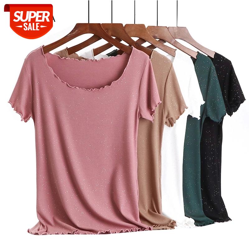 

Short Sleeve Women Tshirt 100% Cotton Summer T Shirt Fashion Casual Women Tshirts White Tee Tops O-Neck Loose Female T-shirt Top #Mj4D