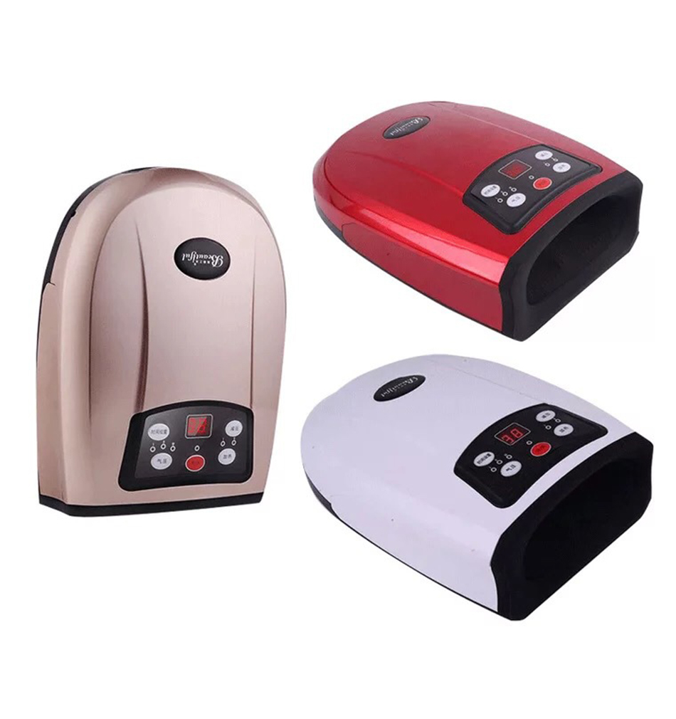 

Hot Selling Electric Hand Massager Physiotherapy Equipment Palm Massage Device Pressotherapy Air Compression Finger Massager Apparatus