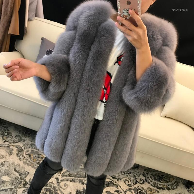 

women real fur coat lady natural fur coat winter outwear1, As picture