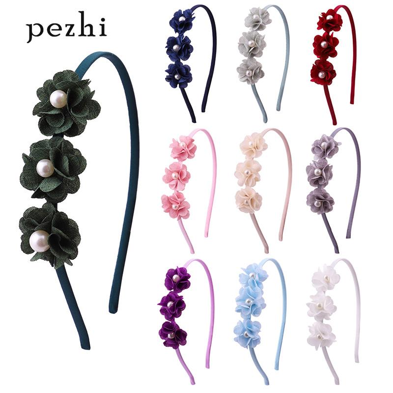 

New jewelry European and American children's hair accessories headdress small flower pearl headband