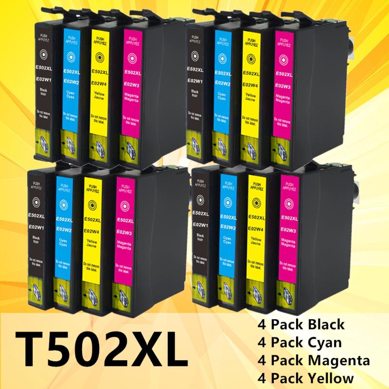 

Ink Cartridges T502XL For 502XL 502 XL Cartridge Expression Home XP-5100 5105 2860DWF 2865D Printer