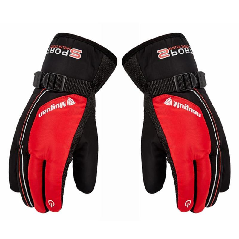 

Men's Winter Warm Gloves, Outdoor Windproof And Non-slip Gloves, Thickened And Velvet Windproof Warm Outdoor Sports Riding, Black