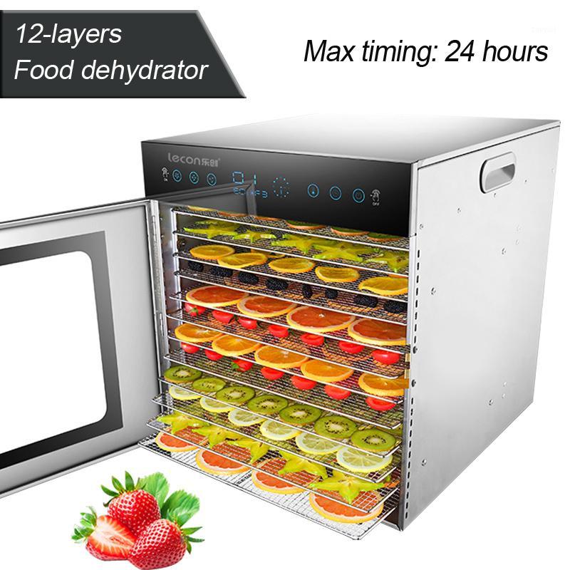 

12-layers dehydrator Commercial/home dual-use dryer Stainless steel fruit vegetable drying machine 220V/50HZ 1000W 1PC1