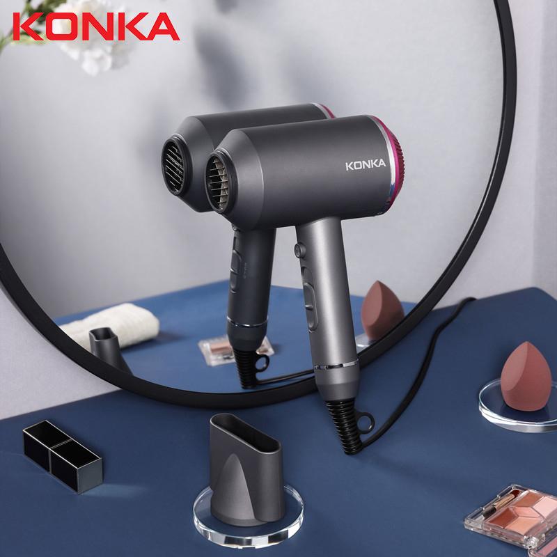 

KONKA Hair Dryer Strong Wind Professional Hair dryer Salon Hot &Cold Wind Negative Ionic Hammer Blower