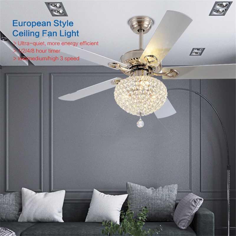 

Riyueda Hot Selling Luxure Traditional 5 Wood Blade Ceiling Fan Light1