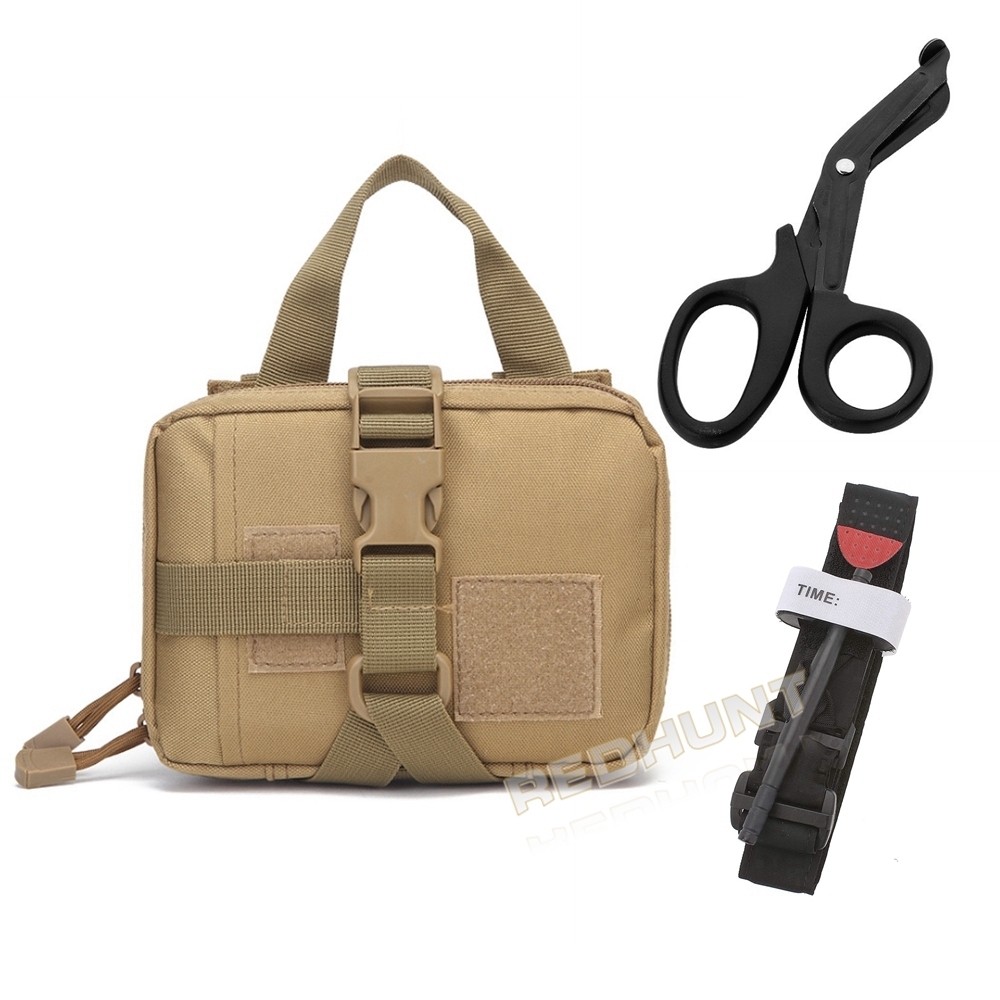 

Tactical MOLLE Rip-Away EMT Medical First Aid IFAK Blowout Pouch One Hand Tourniquet Medical Bag Y200920