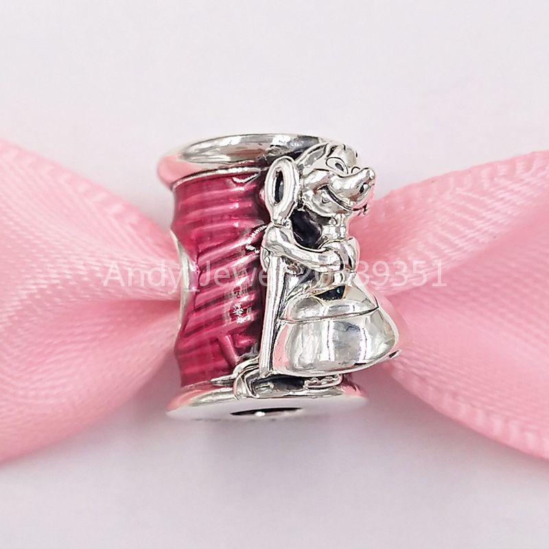 

Authentic 925 Sterling Silver BeadsDSN X Pandora Cinderella Suzy Mouse Needle & Thread Charm Charms Fits European Pandora Style Jewelry
