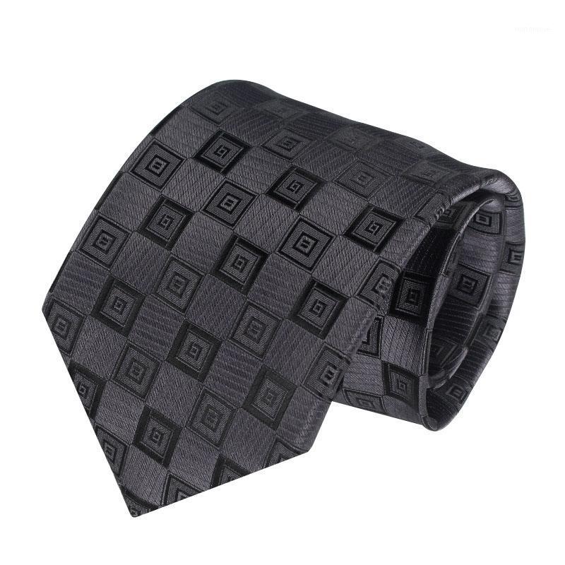 

Business Mens Tie 2021 Brand New Retro Plaid 8CM Wide Neck Tie Fashion Formal Dress Suit Necktie Party Work Gift Box1