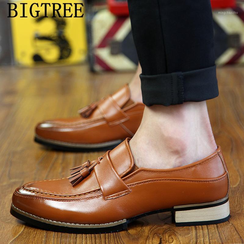 

Loafers Men Formal Shoes Coiffeur Italian Men Shoes Leather Fashion Slip Dress Tassel Elegant for Black Dress Zapatos1