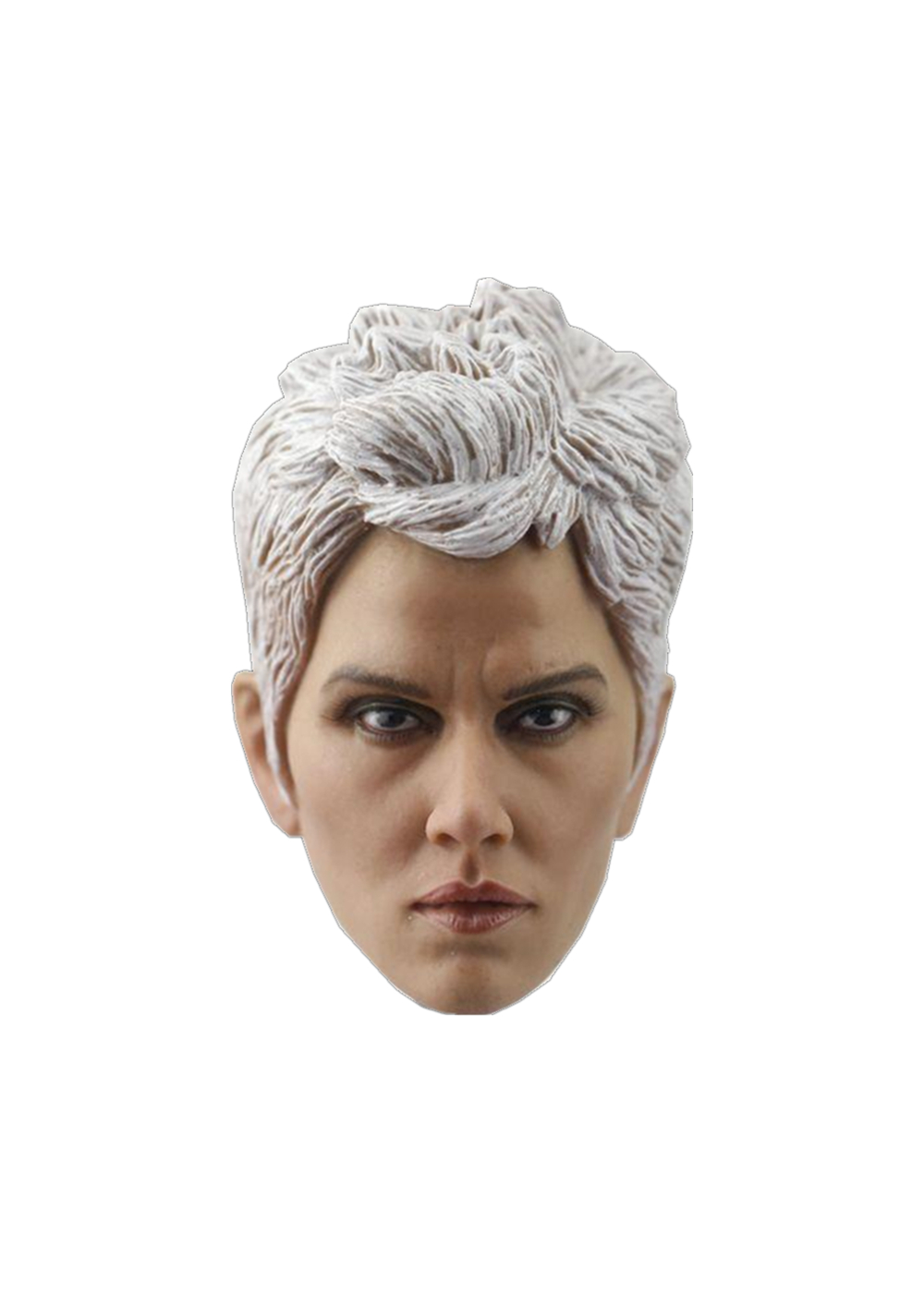 

1/6Ratio Head Carving Storm Female Oro Monroe White Hair Female Model PVC Curly Suitable 12Inch Action Figure Body Doll, Default color