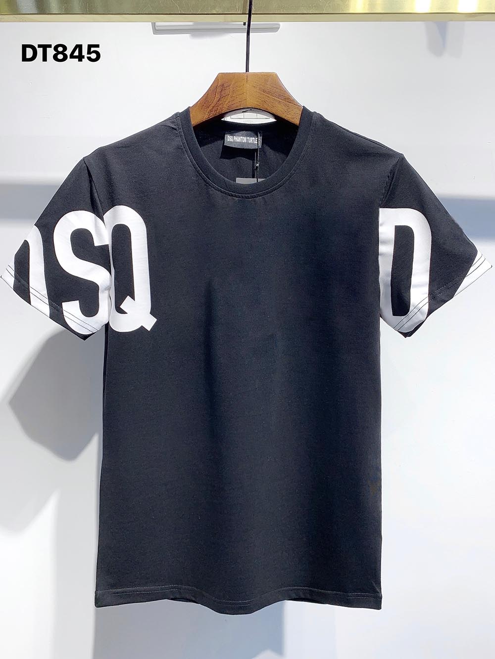 

DSQ PHANTOM TURTLE 2021SS New Mens Designer T shirt Paris fashion Tshirts Summer DSQ Pattern T-shirt Male Top Quality 100% Cotton Top 1179, Black