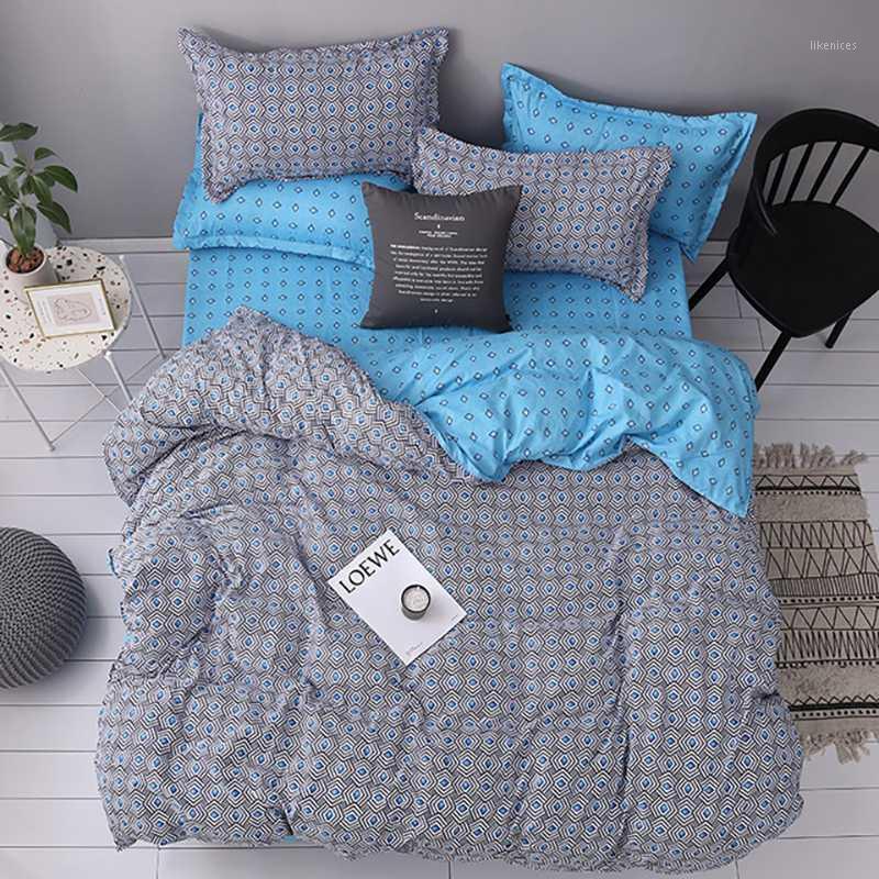 

2020 Real Time-limited None 100% Quality 40 Home Textile Stripe Bedding Sets No Sheets 3pcs Stitch Quilt Cover Pillowcase Bed1, 02