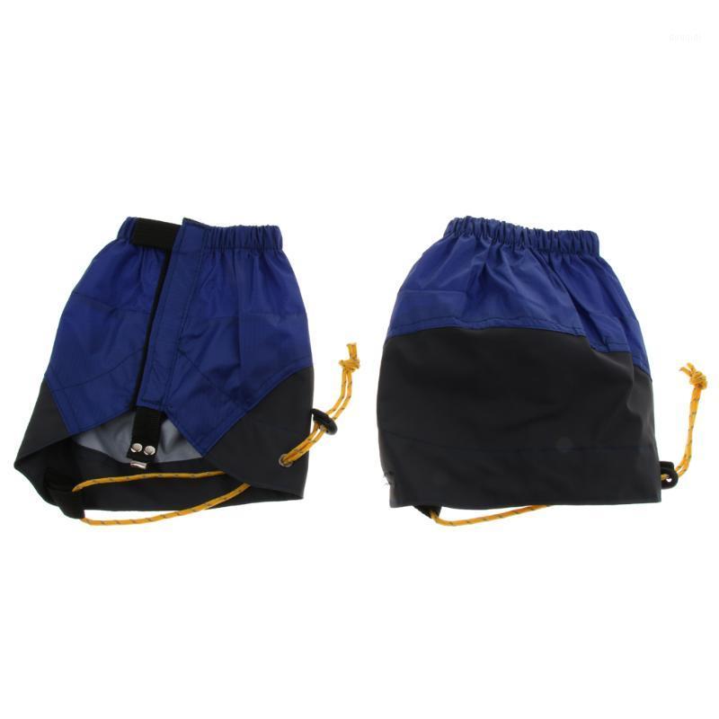

Outdoor Hiking Snow Climbing Leg Shoe Cover Waterproof Boot Legging Gaiters1, Blue