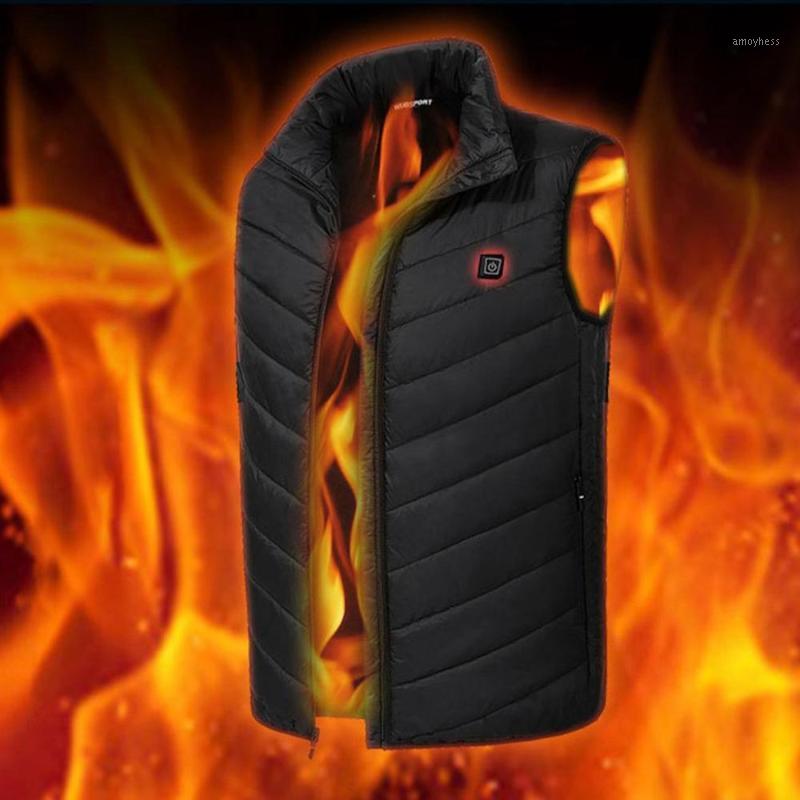 

USB Heater Hunting Vest Heated Jacket Heating Winter Clothes Women Men Thermal Outdoor Sleeveless Coats Hiking Climbing1