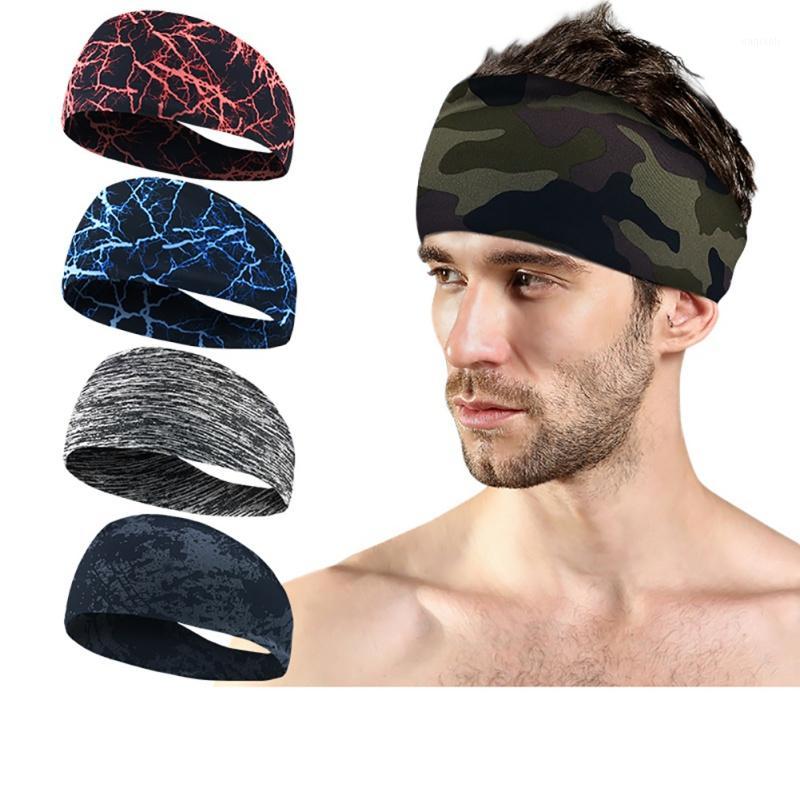 

Lycra Absorbent Sport Sweat Headband Elastic Sweatband For Men and Women Yoga Hair Bands Head Sweat Bands Gym Sports NEW1
