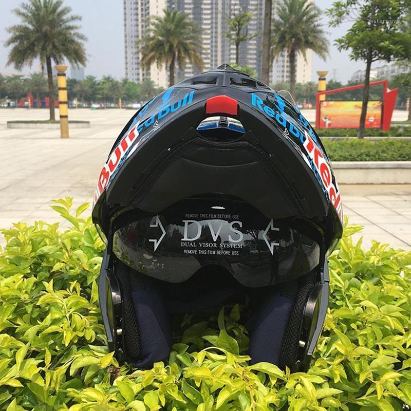 

Motorcycle Helmet Double Lens Racing Full Face the Helmet Cool Modular With Inner Sun Visor1, As pic
